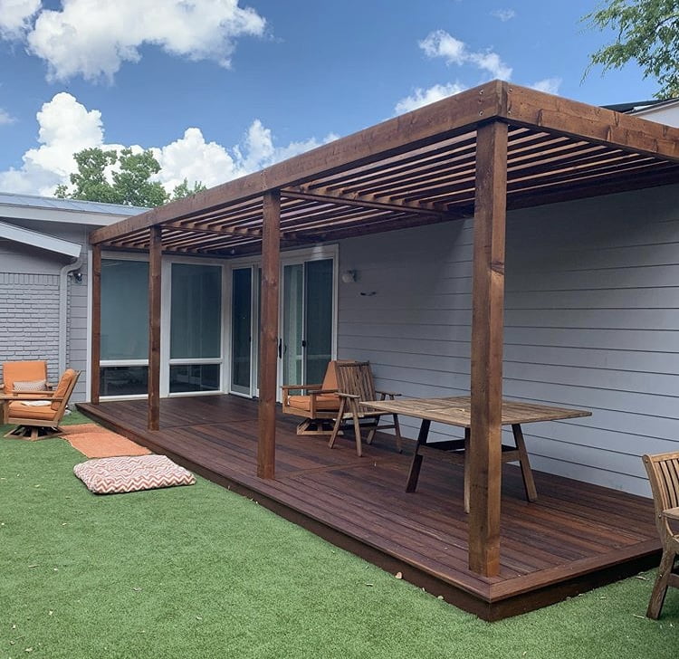 Ipe deck and pergola